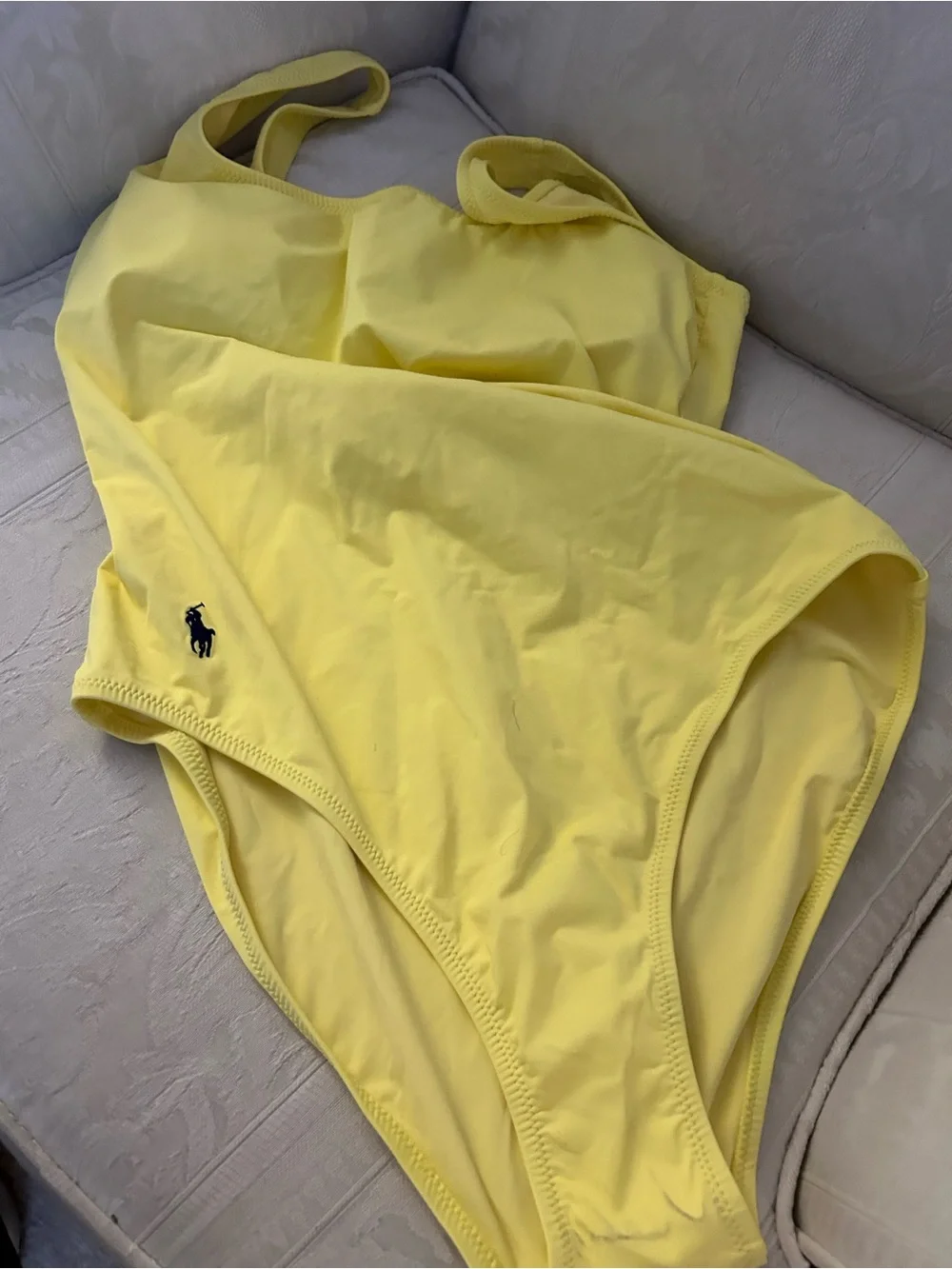 Embrace sunshine! Ralph Lauren NEW Martinique One-Piece Swimsuit size large